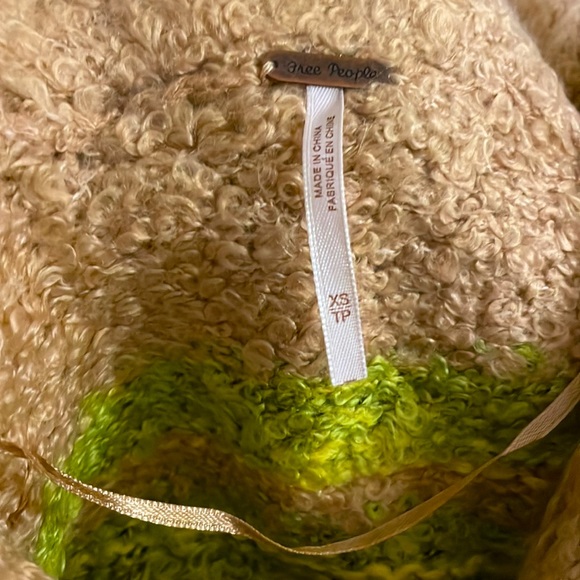 Free People Sunshine To Follow new with tags XS sweater in lemon sugar combo - Picture 9 of 9